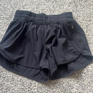 Lululemon track that low rise 4 inch shorts